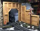 Model Train O Gauge/Scale Timber Frame Tunnel Portals & Retaining walls
