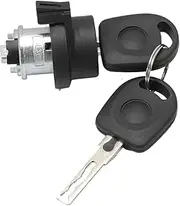 Ignition Barrel Switch for Skoda for Superb 2002-2008 Steering Ignition Switch Lock Barrel Cylinder with Key 8E0905855A 6L0905855D 107905855CF