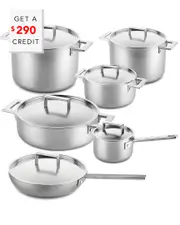 Mepra Attiva Pewter 12pc Set with $290 Credit