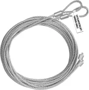 Garage Door Torsion Spring Wire Cable, 9.6 X 1/8" for Torsion Spring/Lifting Spr