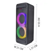 AKAI PartyMate Pro PM-80P | Wireless Bluetooth Portable Party Speaker | 80W