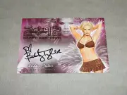 2012 BENCHWARMER Buffy TYLER Happy New Year Autograph Playboy Playmate Nov. 2000