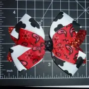 Puppy Bows ~ Boys cowboy cow bowtie bowknot collar slide attachment accessory