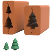3X(Christmas Tree Roller Clay Tools, DIY Xmas Shaped Polymer Clay Bead5297
