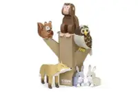 在飛比找Yahoo!奇摩拍賣優惠-滿35元 森林的朋友 動物模型 手工制作紙模型 3D模型