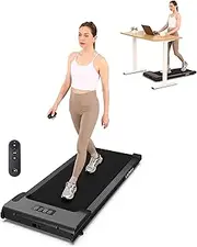 Lichico Walking Pad Treadmill Under Desk with 2.5HP Quiet Brushless Motor, Smart App & Remote Control, LED Display, Portable Treadmill for Home & Office