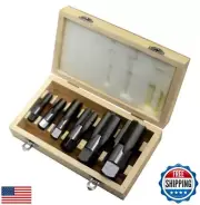 Drill America - DWTPT1/8-1SET 6 Piece NPT Pipe Tap, Carbon Steel, DWTPT Serie