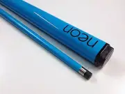 Kids Children Short 52" FLURO NEON BLUE Graphite Pool Snooker Billiard Cue