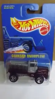 1992 Hotwheels Oshkosh Snowplow # 201 " Fresno Feed Co." Grain & Feed Supply