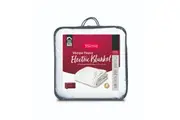 Tontine Double Soft & Cosy Sherpa Fleece Electric Blanket Bed Warmer White