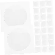 LALAFINA 100Pcs CD Paper Sleeves Durable Envelopes for CD DVD Storage for Home Office School Commercial Use Protects from Damage Dust Scratches