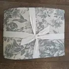 New Pottery Barn Sorrel Toile King/Cal King Duvet Cover Blue