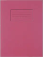 EXERCISE BOOK, 229X178MM, RED, PRODUCT RANGE LINED WR FOR SILVINE