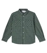 [Bonpoint] Bonpoint Checked cotton shirt Y 14 green