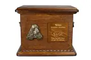 English Cocker Spaniel I urn with a plaque with a dog Art-Dog
