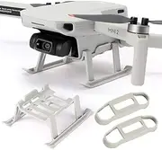Drone Propeller Holder Guards and Landing Gear for DJI Mini 2 - Mavic Mini Drone Props Protector and Leg - Gray