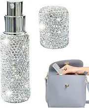 Perfume Bottles Empty Refillable | 10ml Bling Refill Atomizer Bottles | Empty Small Travel Dispenser, Vacuum Press Fragrance Oil Sprayer for Outdoor Camping