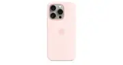 iPhone 15 Pro Silicone Case with MagSafe — Light Pink