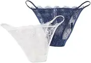 [Generic] Women's Temptation Lace V-String Thong Panty