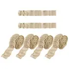 6 Rolls Ruffled Bulletin Board Borders Burlap Bulletin Board Trim- DIY9791