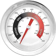 Upgraded 3" Temperature Gauge Kit for Masterbuilt 560/800/1050XL Gravity Series Digital Charcoal Grill + Smokers