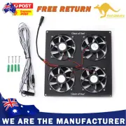 30W 12V tiny Fan With DC Interface Fit Ventilation Exhaust Cool Extractor Set AU