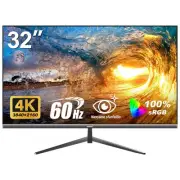 Gawfolk 32 Inch 4K UHD Computer Monitor, Ultra-Clear (3840×2160p) Screen, 100...