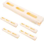 FELTECHELECTR Dominoes Storage Box 5pcs Plastic Trays Mexican Train Game Accessories Letter Tile Rack