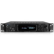 Bluetooth Home Stereo Amplifier 1500 Watt USB SD 2 Mic Inputs Wireless Remote