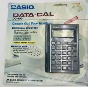 Casio Casio Data-Cal DC-100 Personal Directory & Calculator ~ Vintage ~ Sealed