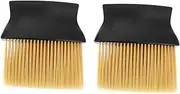 Vaguelly 2pcs Barber Cleaning Tool Comfortable Hairdressing Brush for Efficient Hair Removal Lightweight Design for Neck and Ears Easy to Clean for Hair Salons and Home Use