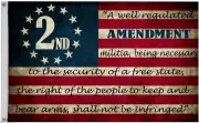 2nd Amendment USA Polyester 5'x3' Flag