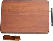 Wooden Chopping Boards for Kitchen, Decorative Serving Board, Anti-Slip Board with Stand for Kitchen and Dining Room for Meat Vegetables
