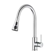 2 Patterns Pull Out Kitchen Sink Mixer Tap Swivel Spout Basin Faucet Chrome