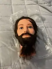 NEW Marianna Mr. Magnum Manikin Head 14108 Brown Hair And Beard Beauty Practice