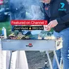 WillBBQ Commercial Std Hibachi Grill Portable Charcoal BBQ Kebab Multi-Size BBQ