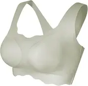 [HONGFSM] 2024 Seamless Mastectomy Bra Breast Prosthesis Everyday Bras Fake Breast Bra Comfort Wireless Sports Bra For Women