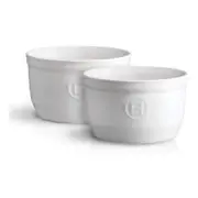 2pc Emile Henry 10cm Ceramic Ramekin Dessert/Brulee Baking Snack Dish Flour