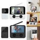Video Intercom System 4 3 Inch Wireless Doorbell for Enhanced Security
