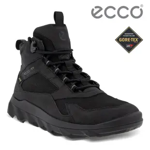 ECCO MX M 驅動戶外防水高筒運動休閒鞋 男鞋 黑色