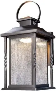 Heath Zenith Dusk to Dawn Decorative Wall Lantern, 360 Lumens - New Boxed