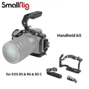 SmallRig EOS R5/R5 C R6 Cage Kit w/ Two Handle+mini Follow Focus+Monitor Mount