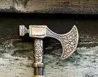 Axe Elegant Sturdy Antique Wooden Walking Stick Handle Wood Handcraft