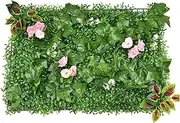 Artificial Ivy Privacy Fence Screen Expandable Faux Outdoor Privacy Screens and Panels Artificial Hedges Fence Patio Privacy Trellis Fence Rolls for Indoor Outdoor
