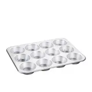 Nordic Ware Naturals Muffin Pan with High Dome Lid 12 Cup