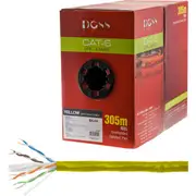DOSS C6RYLW 305M Cat6 Solid Cable Yellow Sold As 305M Roll Only 305M CAT6 SOLID CABLE YELLOW