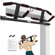 Lightweight and Portable Pull Up Bar for All Doorways - Heavy Duty Up to 400 lbs