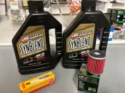 Oil Change Tune Up Kit Yamaha YFZ450 SYN NGK Spark Plug Oil Filter 2007-2017
