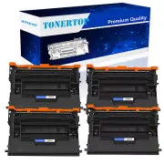 4PK CF237A Toner Cartridge Compatible with HP 37A Enterprise M607n M608n M609dn