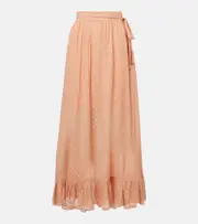 [Zimmermann] Zimmermann Rhiannon frilled maxi skirt AU 10 pink